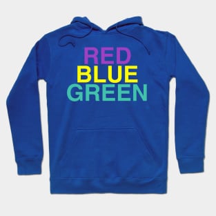 Red Blue Green Hoodie